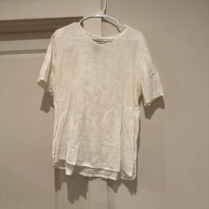 FLAX linen top